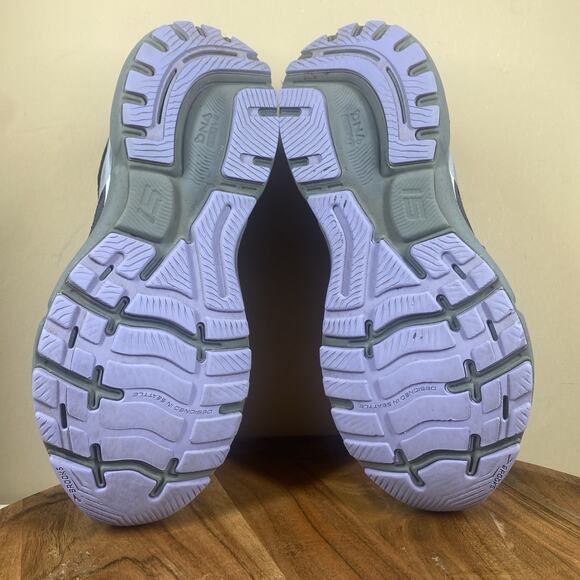 Brooks Ghost 15 Black Jacaranda Womens Size 9 Black Running Shoes 1203801B011 - Picture 8 of 11